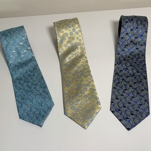 The Nature Conservancy Vintage Silk‎ Ties Lot of 3